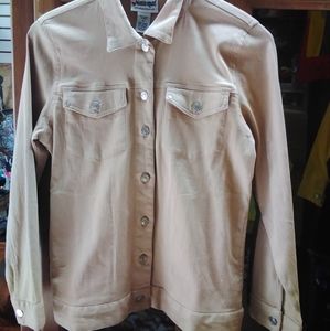Beige Waist Jacket